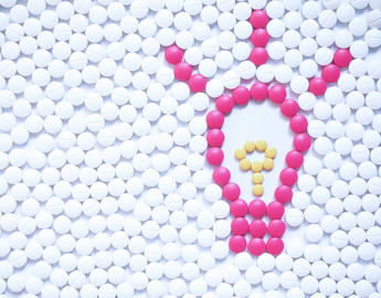 Bulb made of tablets