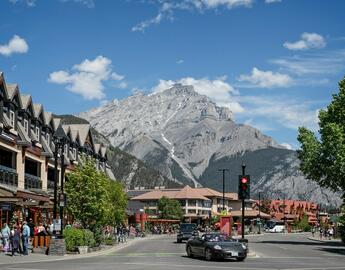 Banff town center