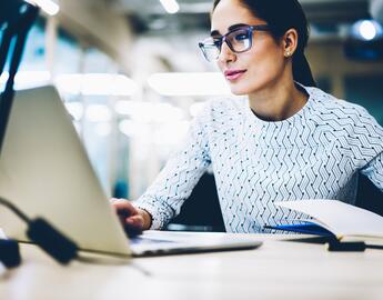 Woman at Computer